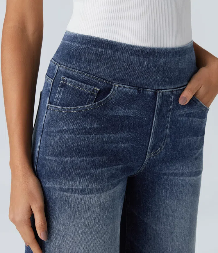 Cali Stretch Wide Jeans