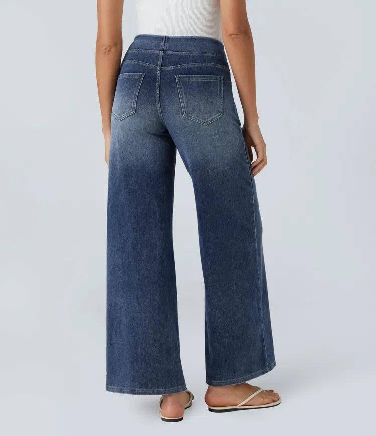 Cali Stretch Wide Jeans
