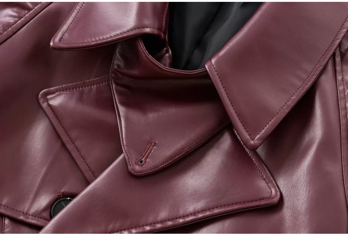 Evelyn – Luxe Leather Jacket