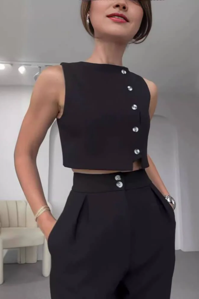 Ivory Sculpted Two-Piece Set