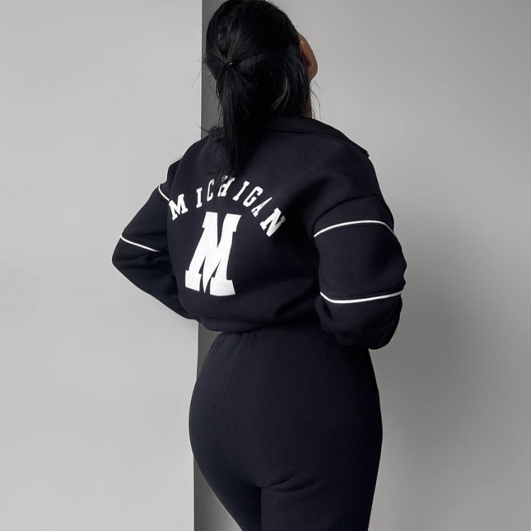 Varsity Zip Tracksuit Set