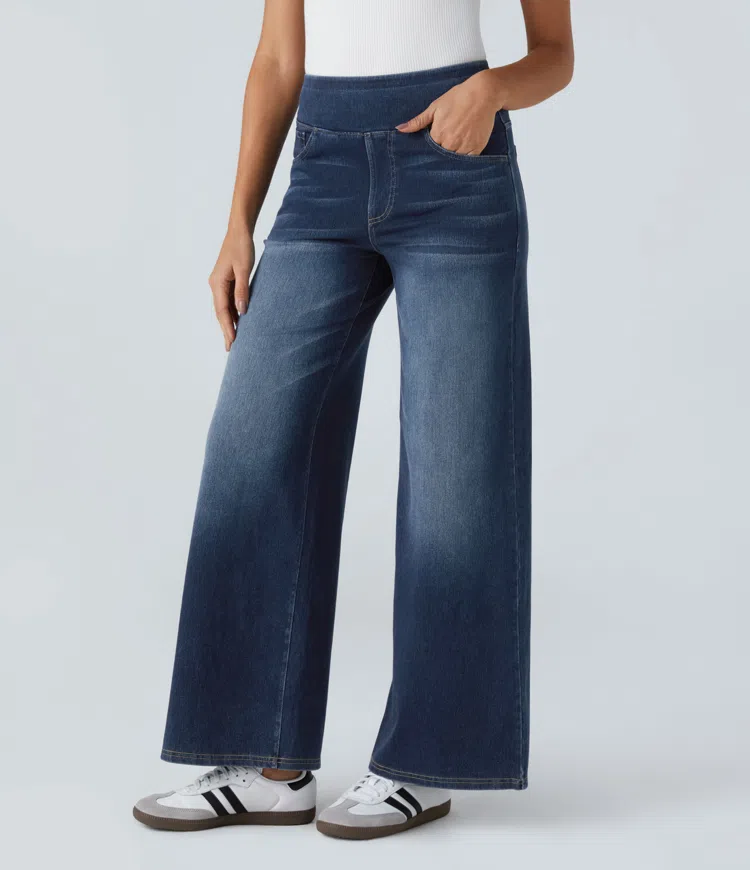 Cali Stretch Wide Jeans
