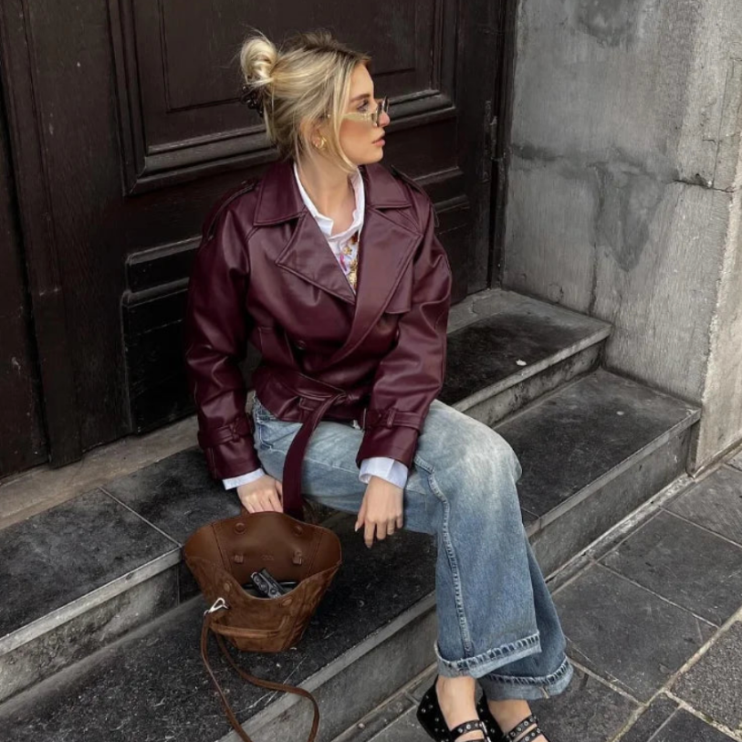 Velvet Noir Cropped Jacket