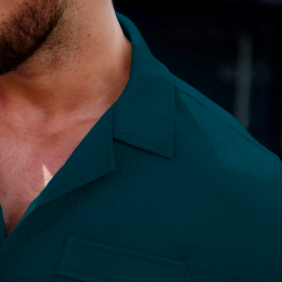 The Dario Open Collar Shirt