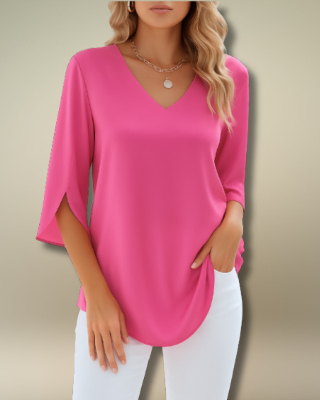 Skyline V-Neck Blouse