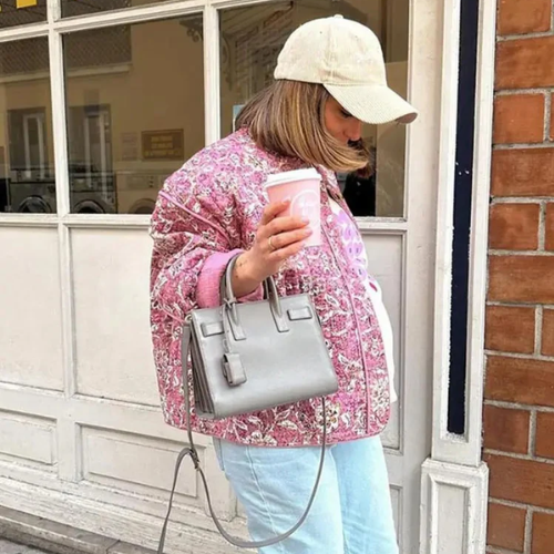 Floral Coastline Quilted Jacket