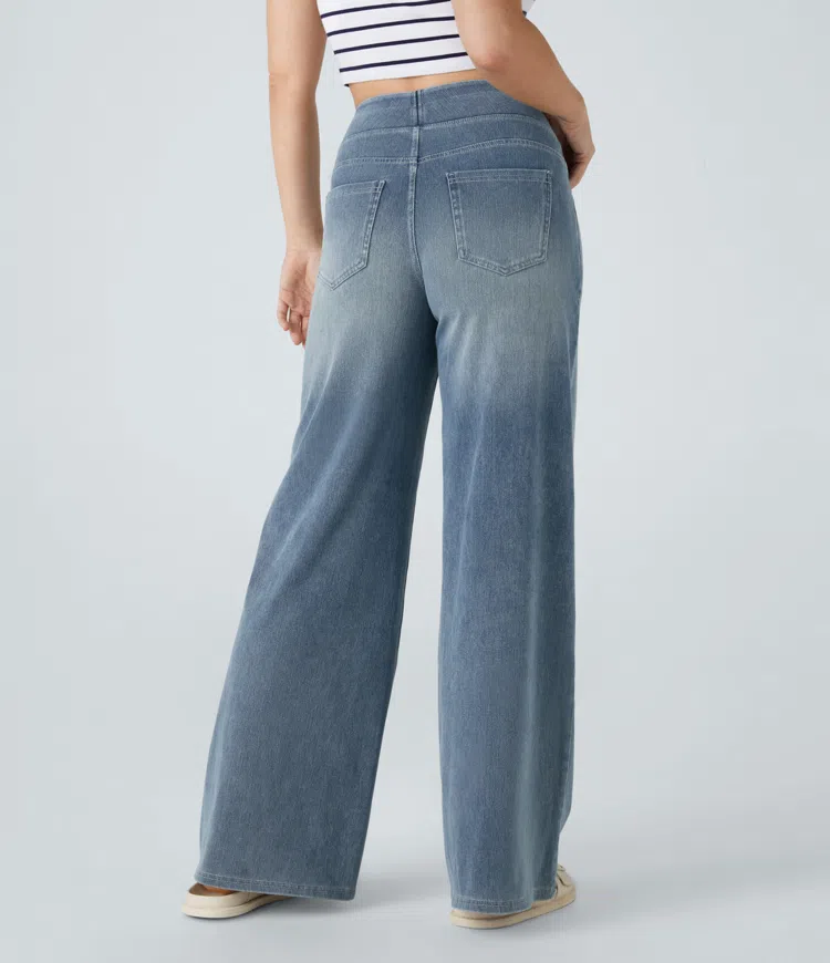 Cali Stretch Wide Jeans