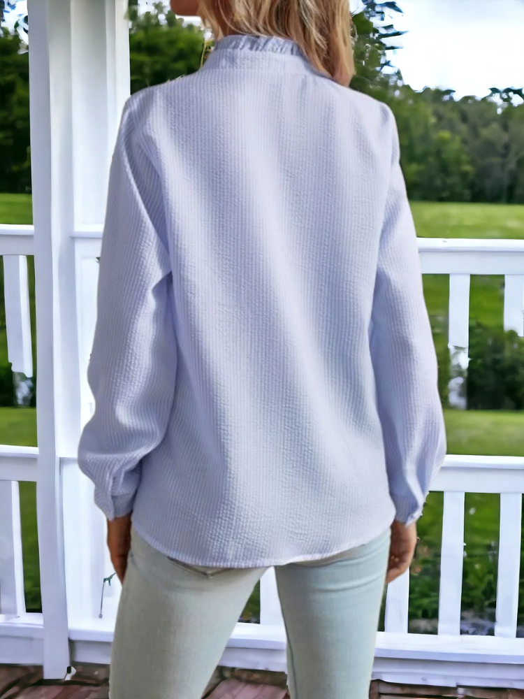 Soft Ruffle Charm Blouse