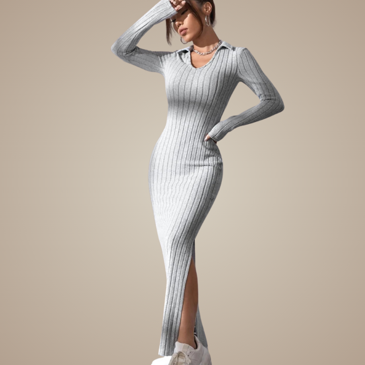 Harper Ribbed Knit Dress