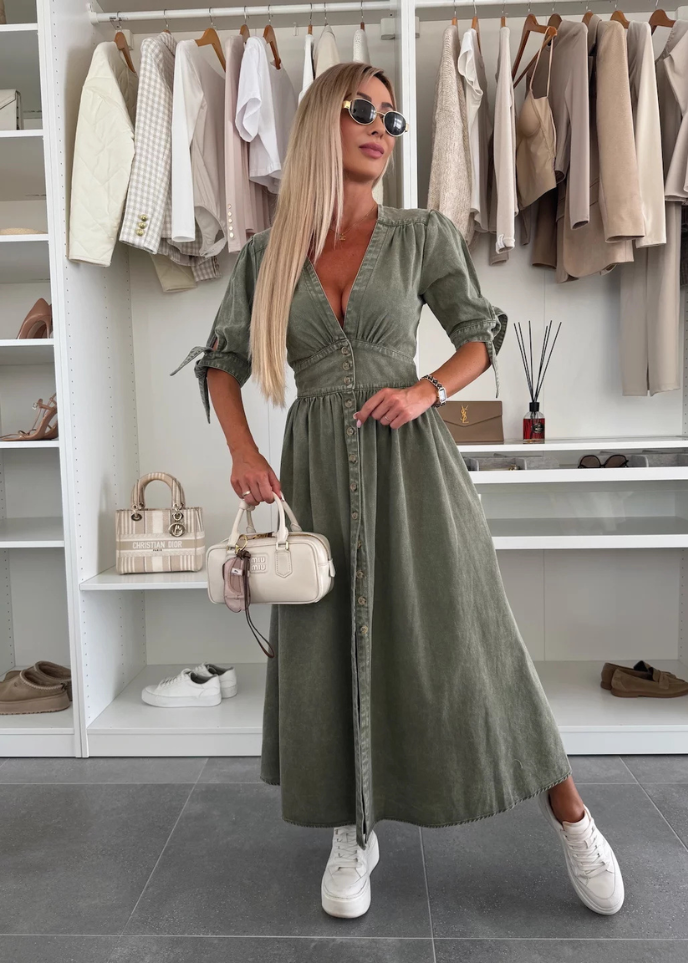 Verona Utility Midi Dress