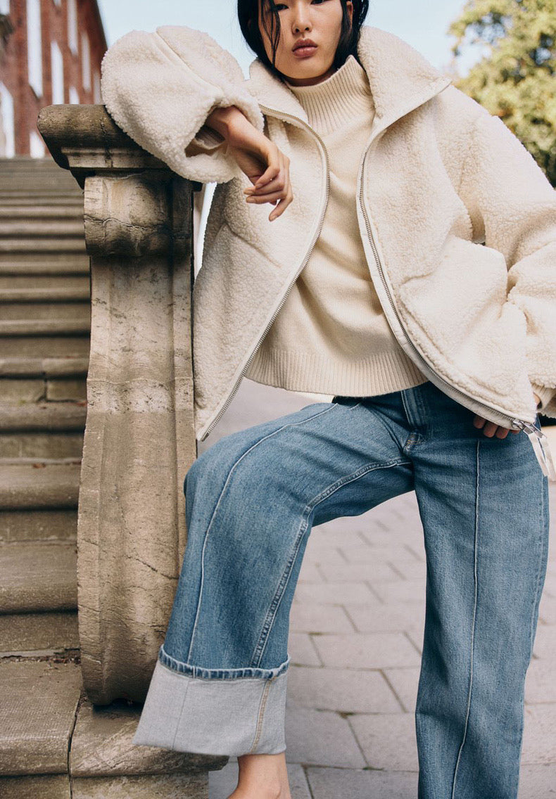 Clara – Cozy Sherpa Jacket