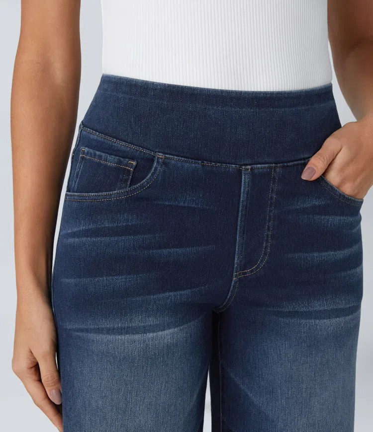 Cali Stretch Wide Jeans