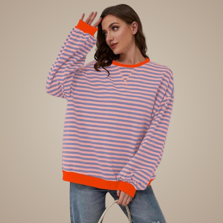 Mariner Stripe Oversized Sweater