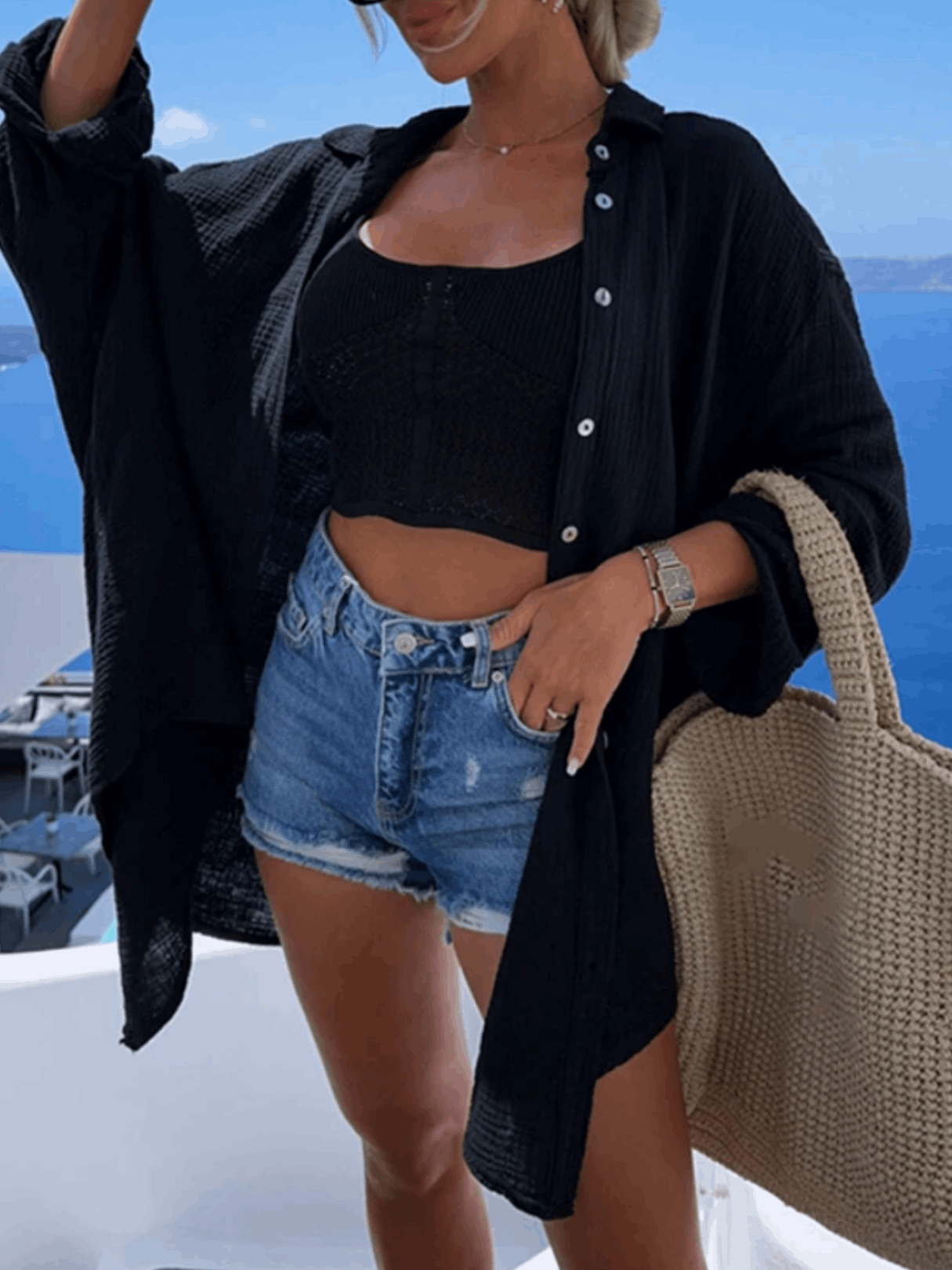 Golden Eye Oversized Shirt