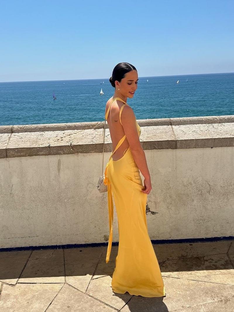 Soleil Silk Maxi Dress