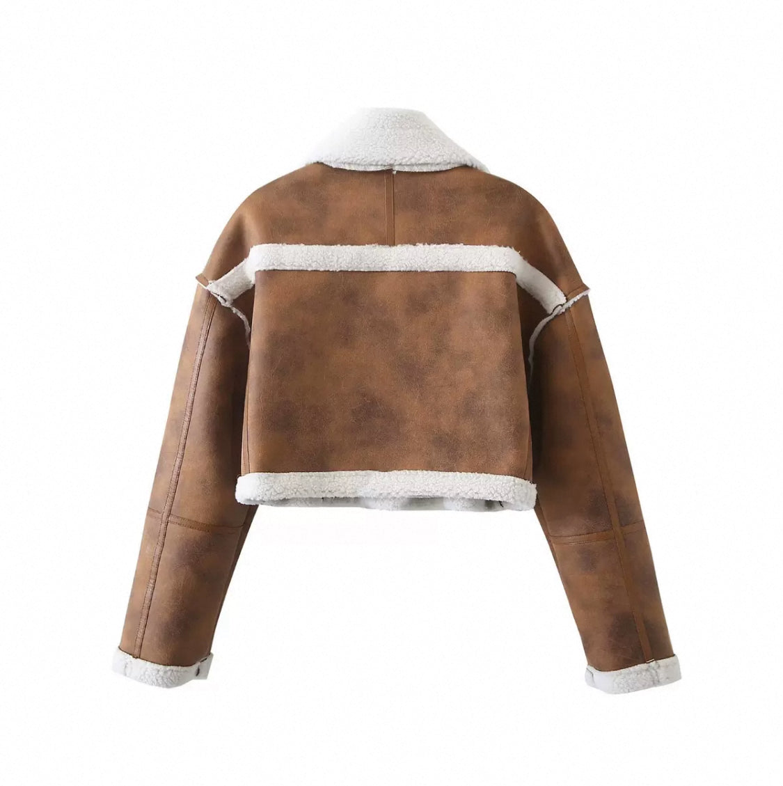 Marissa – Shearling Crop Jacket
