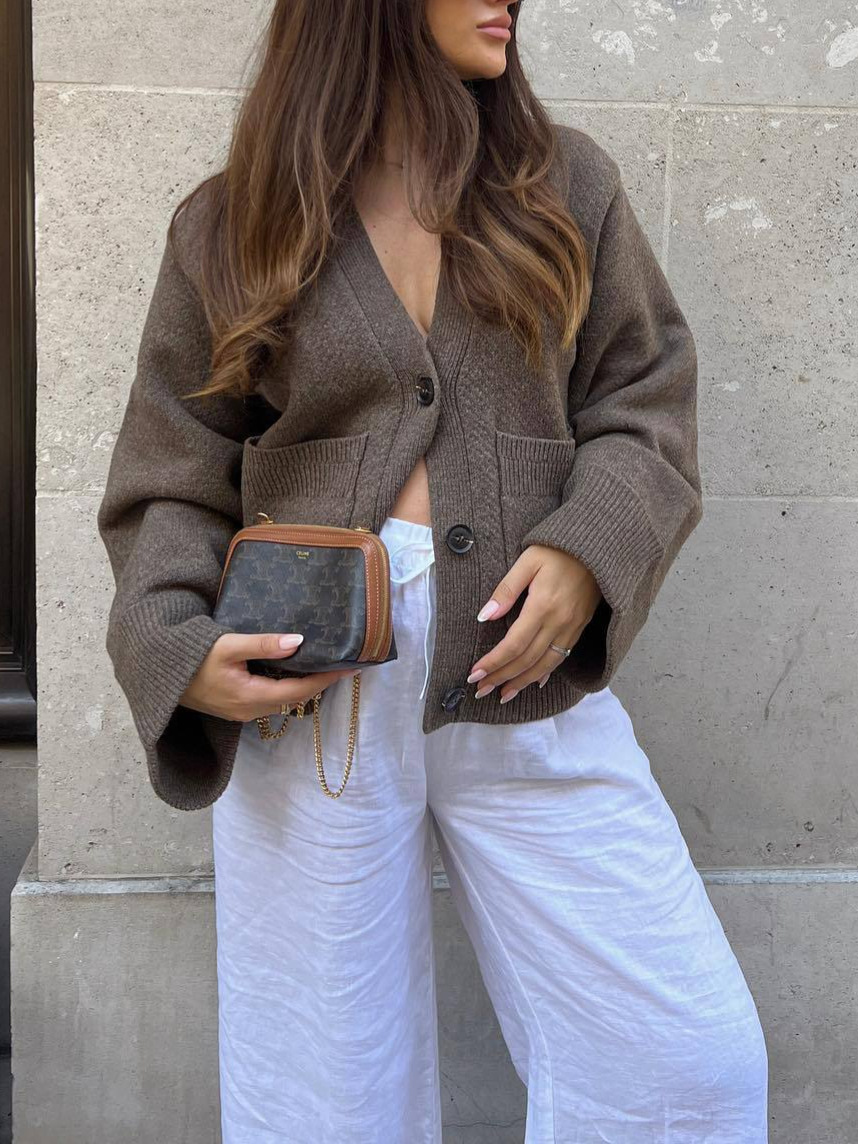 Harper – Classic Knit Cardigan