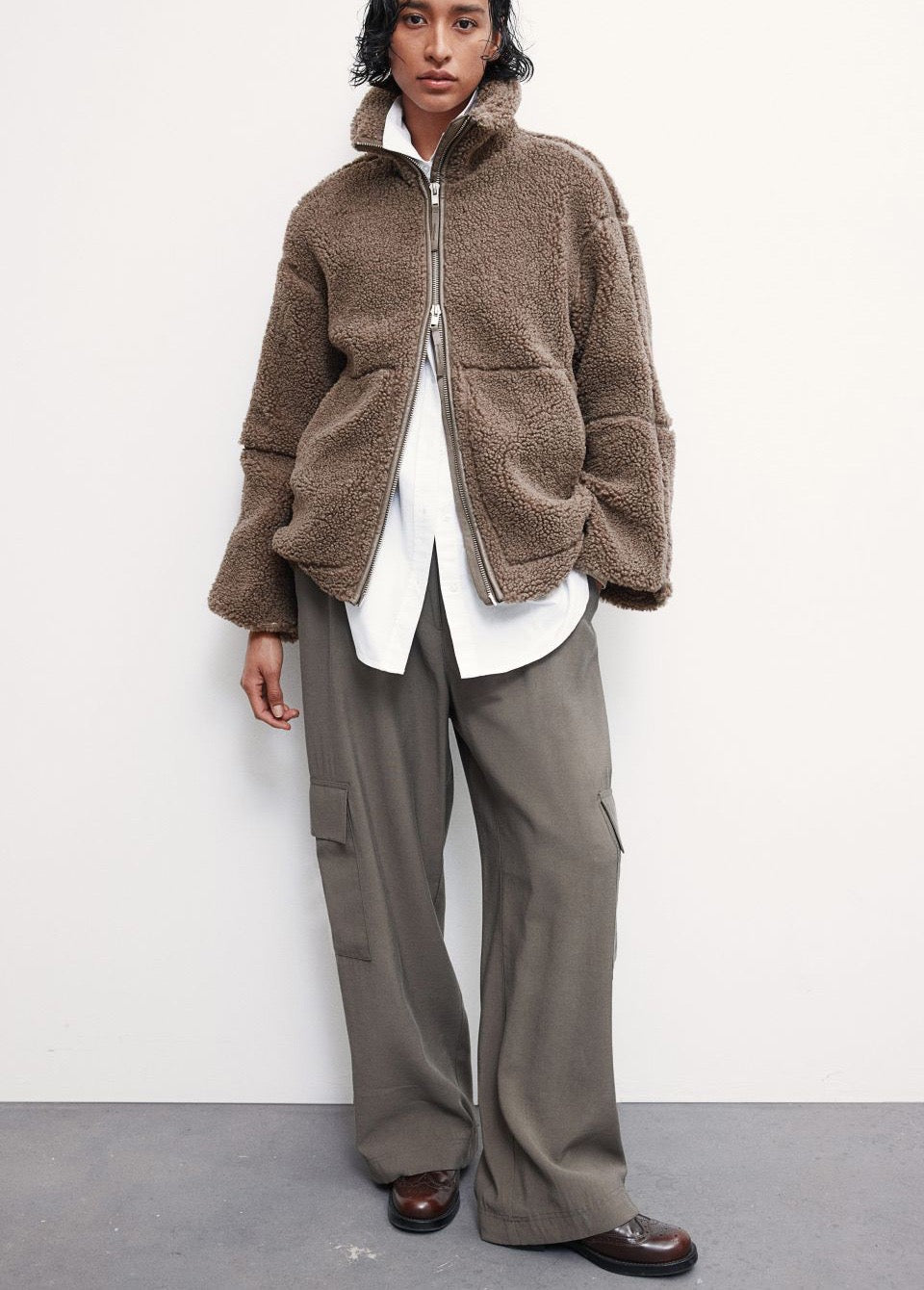 Clara – Cozy Sherpa Jacket