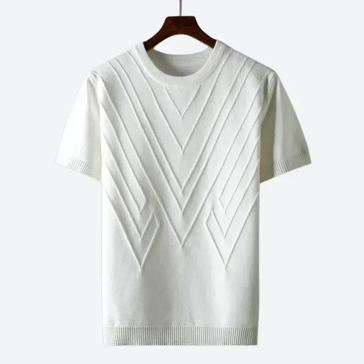 Textured Precision Knit Tee