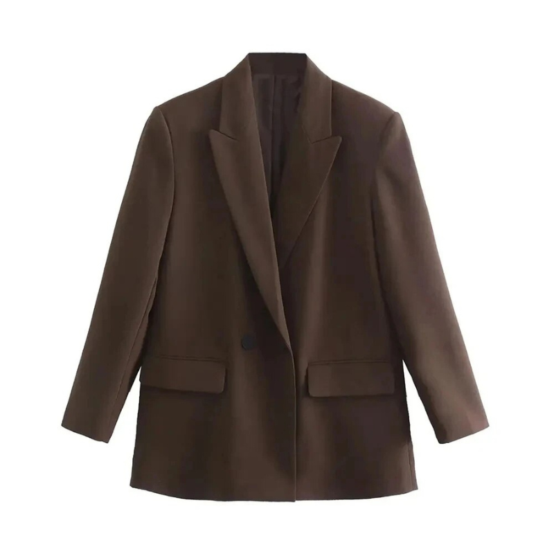 Vivienne – Sandstone Tailored Blazer
