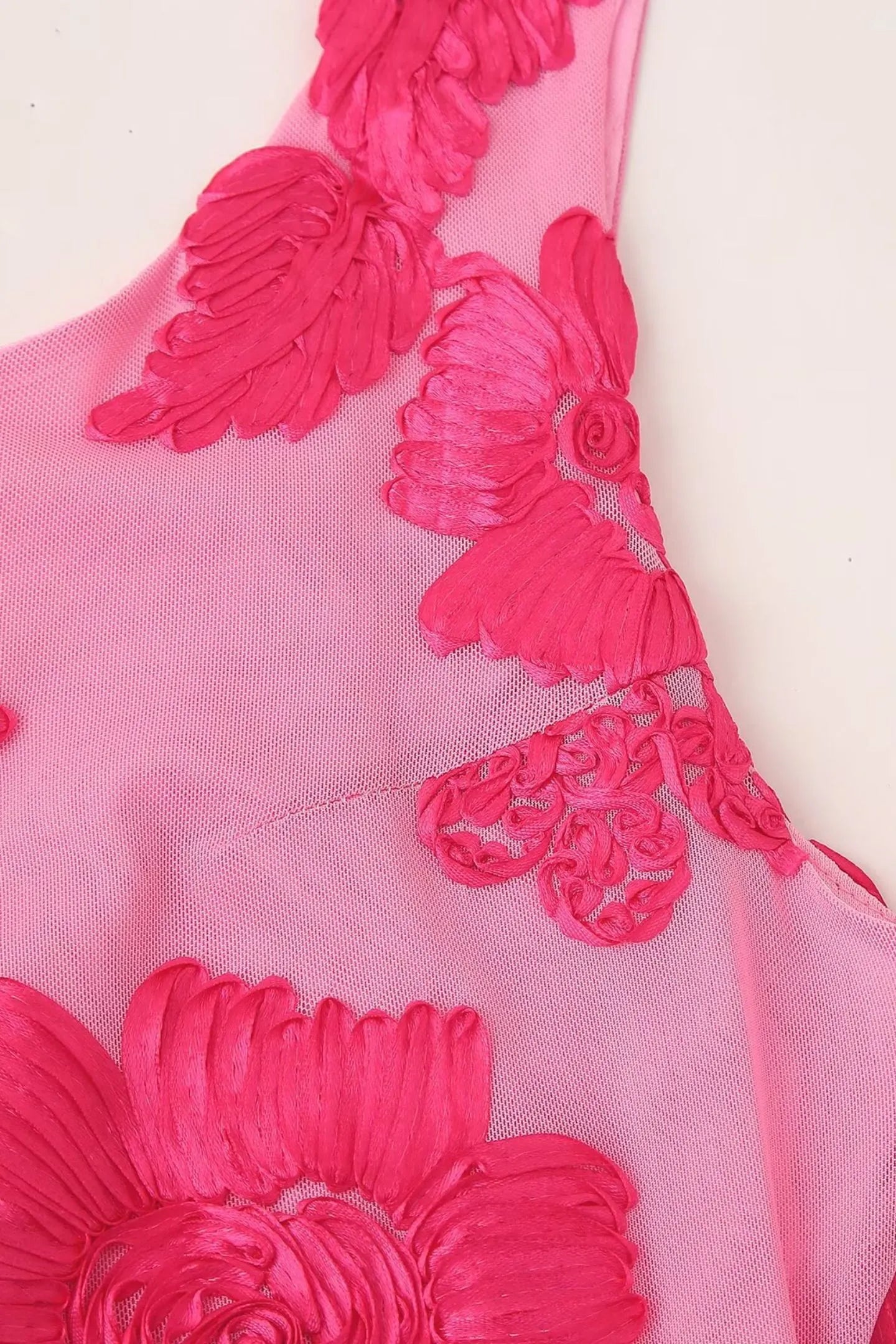 Valentina Floral Mesh Gown