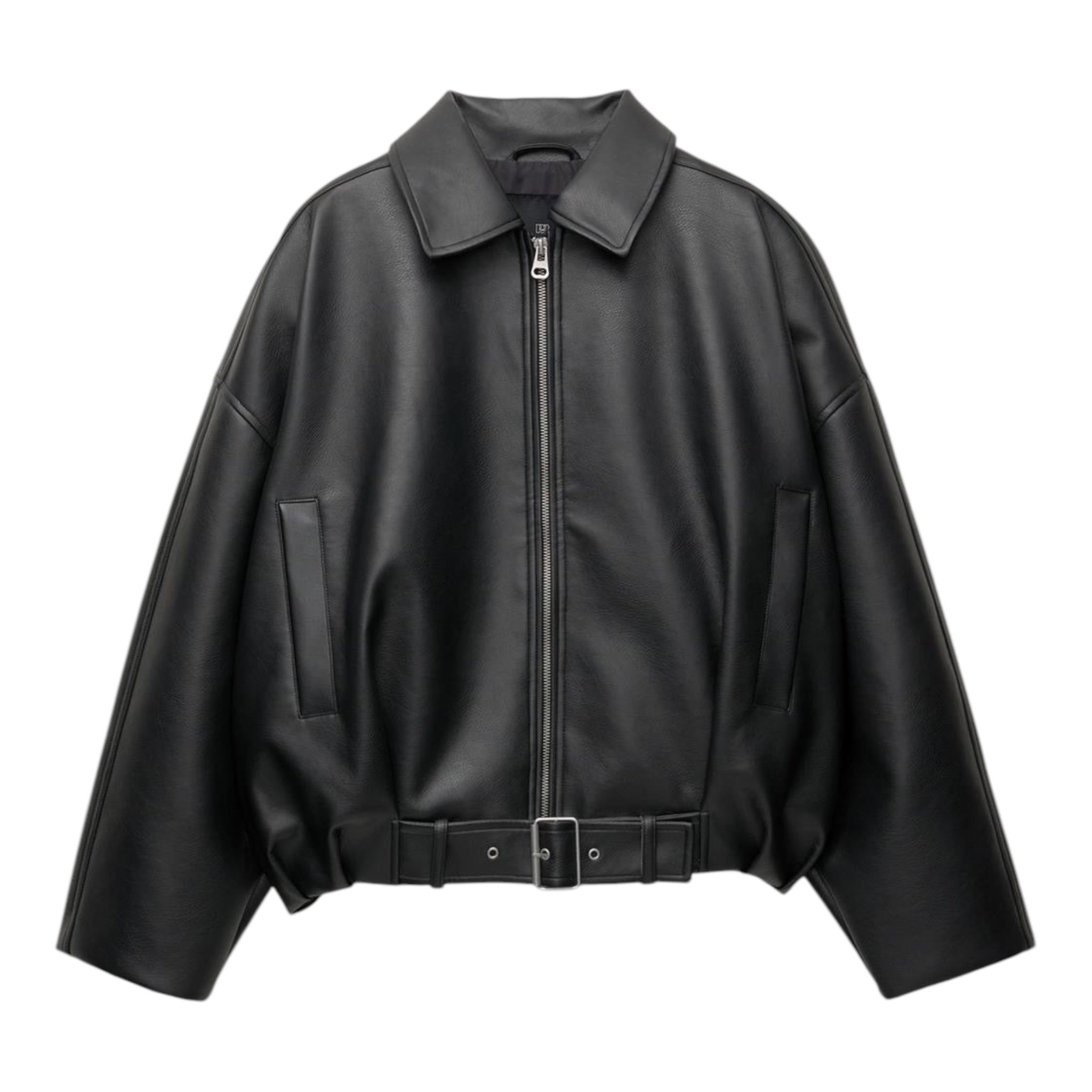 Elena – Modern Edge Leather Jacket