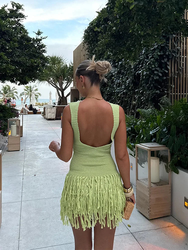 The Amina Tassel Dress