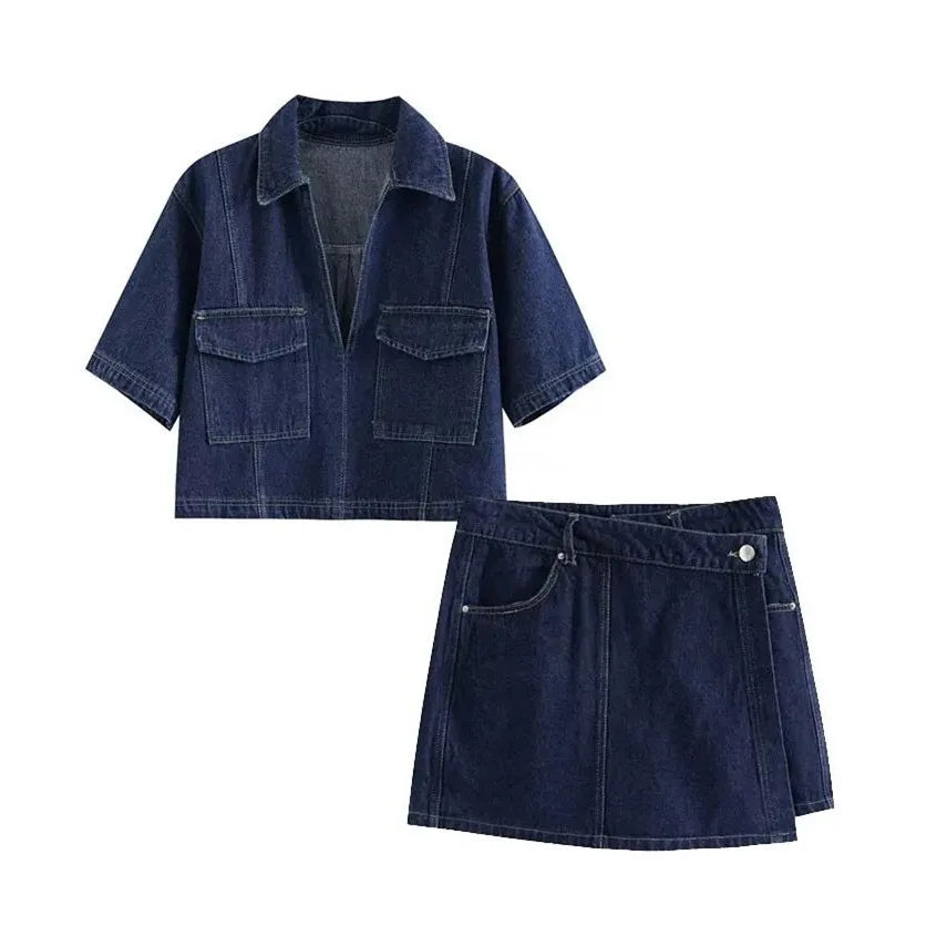The Luna Denim Set