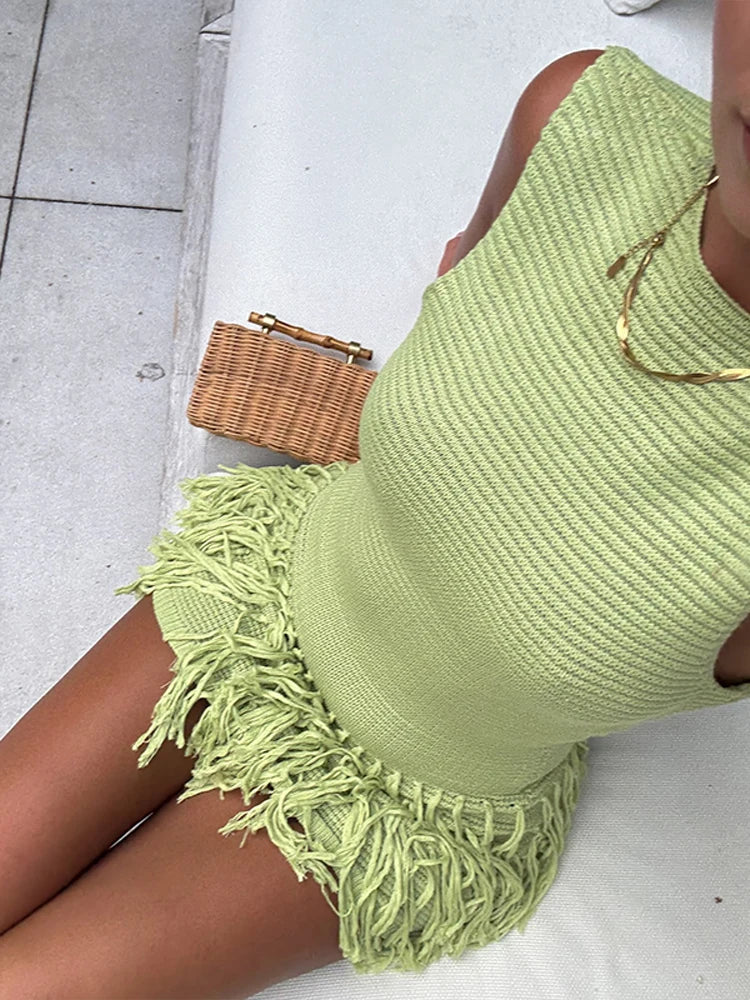 The Amina Tassel Dress