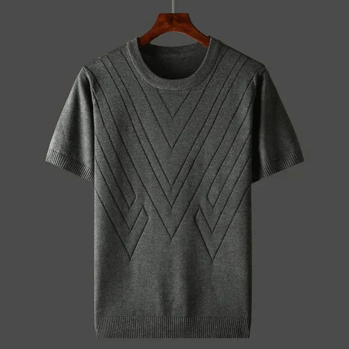 Textured Precision Knit Tee
