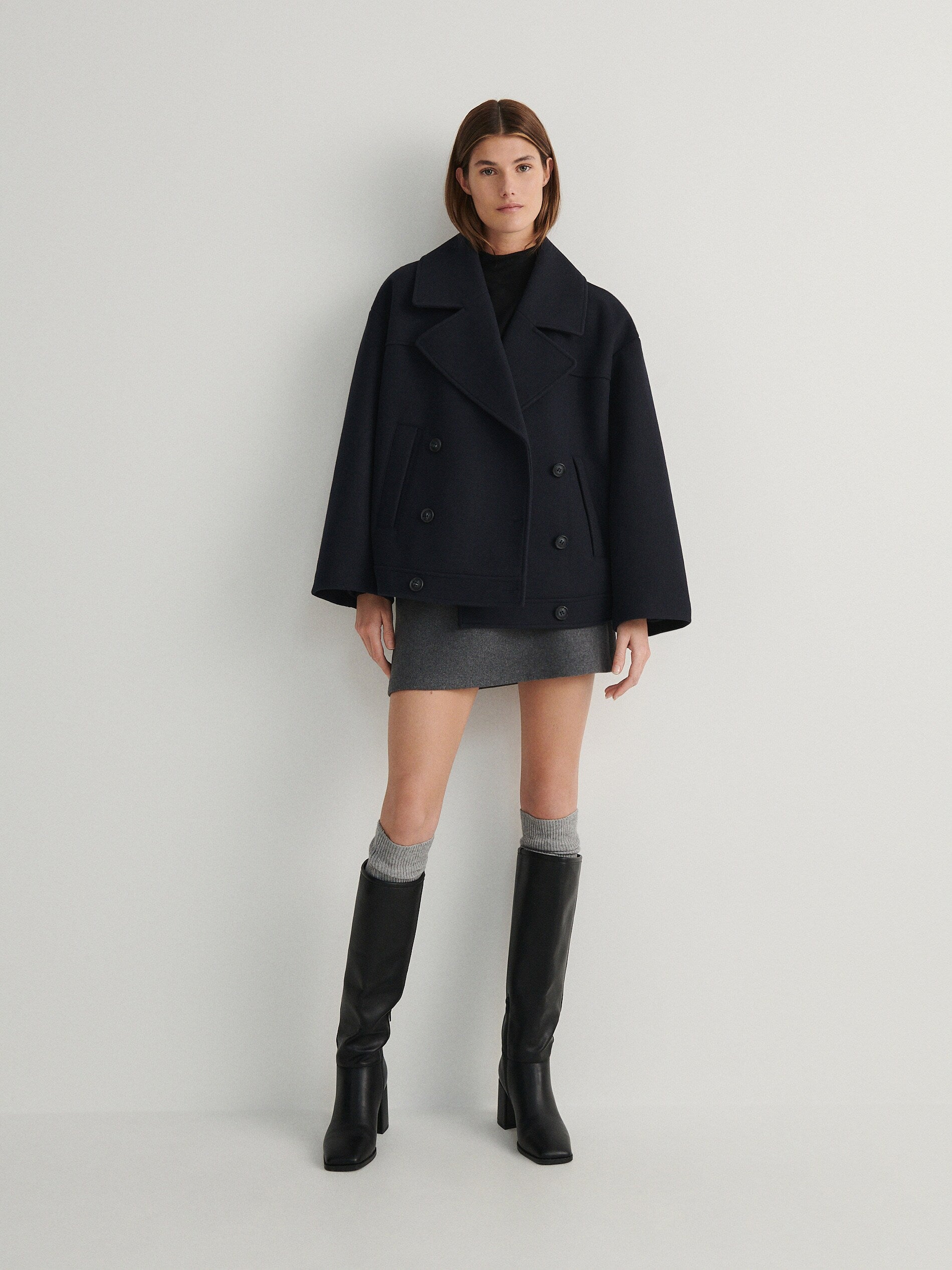 Marissa – Classic Wool Peacoat