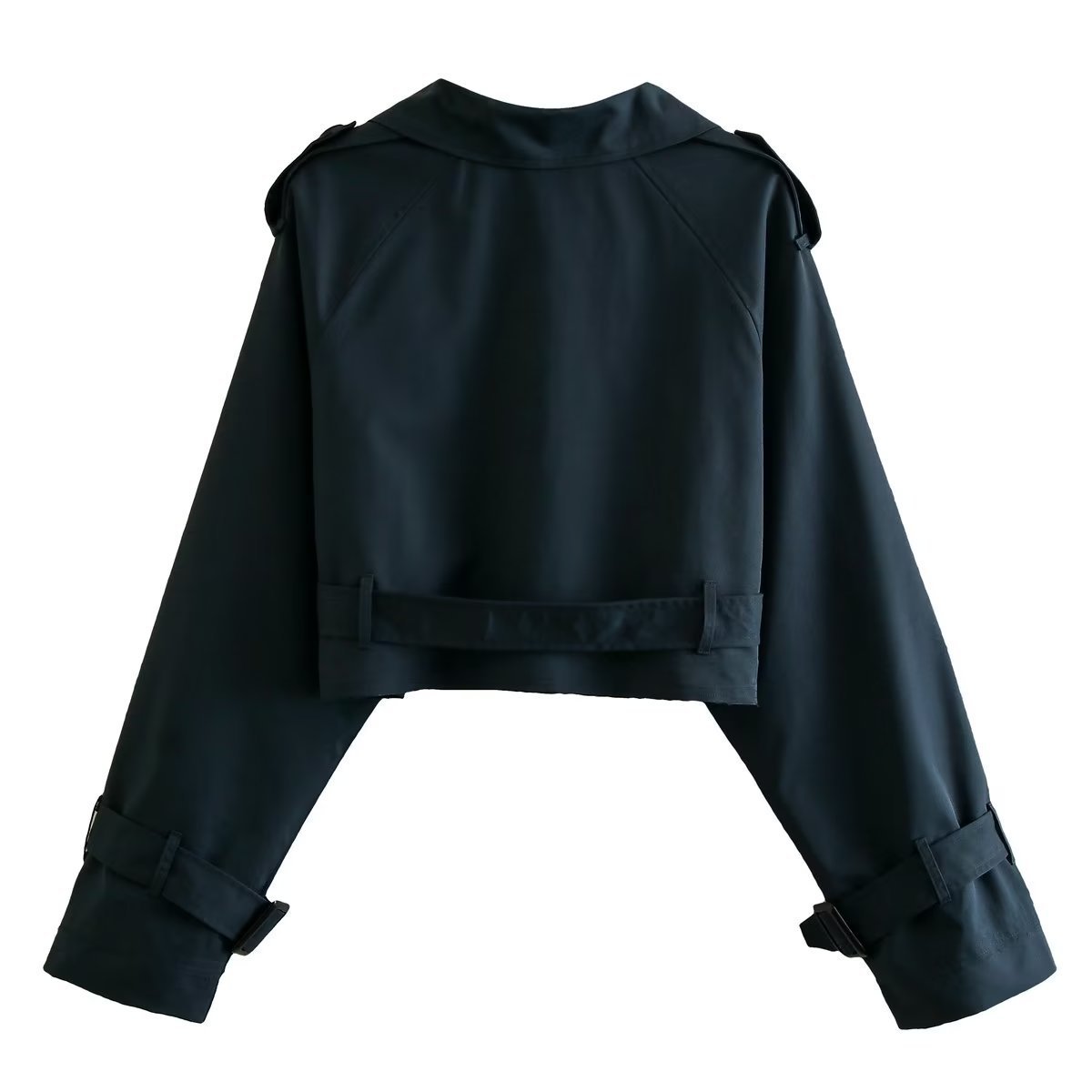 Isla – Cropped Trench Jacket