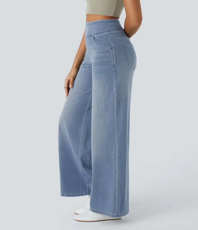 Cali Stretch Wide Jeans